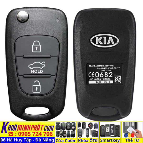 Vỏ Chìa khóa Hyundai i30, Accent, Avante, Elantra, Sonata V41 Làm Chìa Khoá Xe Ô Tô - Minh Phát Đà Nẵng