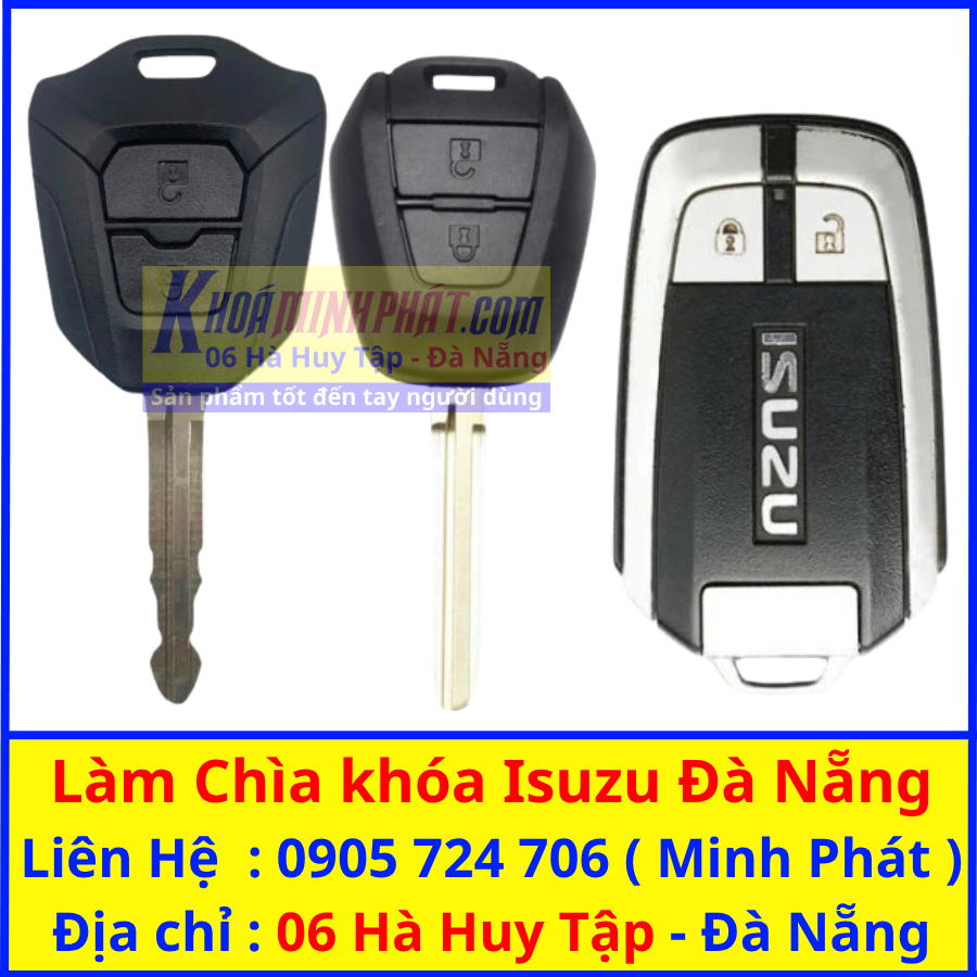 Làm chìa khóa xe ô tô tại Đà Nẵng Isuzu D-Max, mu-X Làm chìa khóa xe ô tô tại Đà Nẵng Isuzu D-Max, mu-X