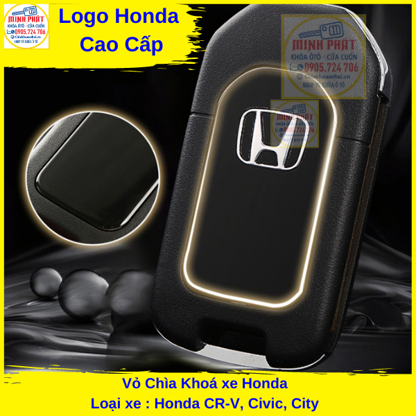Vỏ chìa khóa xe Ô Tô Honda Civic, City, CRV