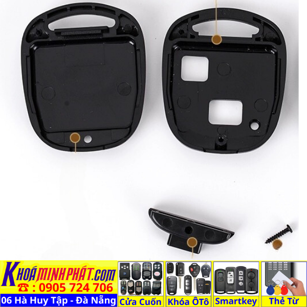 Vỏ Chìa khoá xe Toyota Land Cruiser chính hãng V71 Làm Chìa Khoá xe Ô Tô Đà Nẵng Sửa remote thay pin thay vỏ điều khiển xe hơi - Minh Phát Smartkey