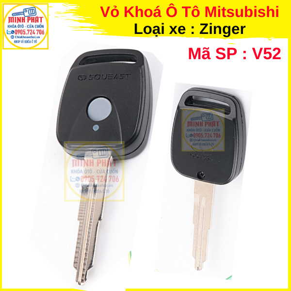 Vỏ chìa khóa xe Ô Tô Mitsubishi Zinger đà nẵng