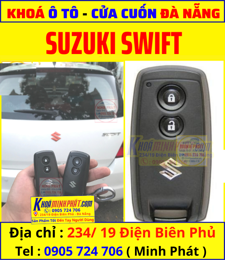 Làm Khóa Ô Tô tại Đà Nẵng Suzuki Swift