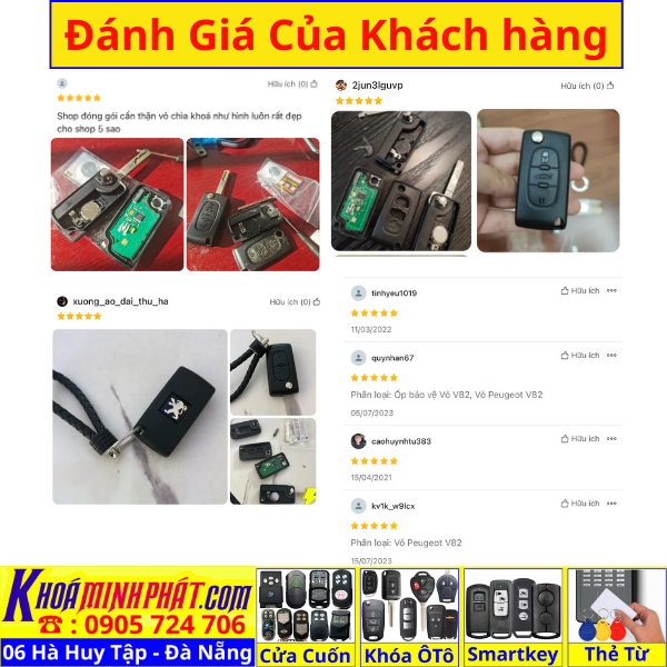 Vỏ Chìa khoá Peugeot 408 508 2008 3008 5008 mẫu V82 Làm Chìa Khoá xe Ô Tô Đà Nẵng Sửa remote thay pin thay vỏ điều khiển xe hơi - Minh Phát Smartkey