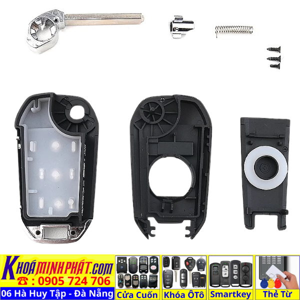 Vỏ chìa khoá Peugeot 208 2008 3008 308 508 5008 V81 Làm Chìa Khoá xe Ô Tô Đà Nẵng Sửa remote thay pin thay vỏ điều khiển xe hơi - Minh Phát Smartkey