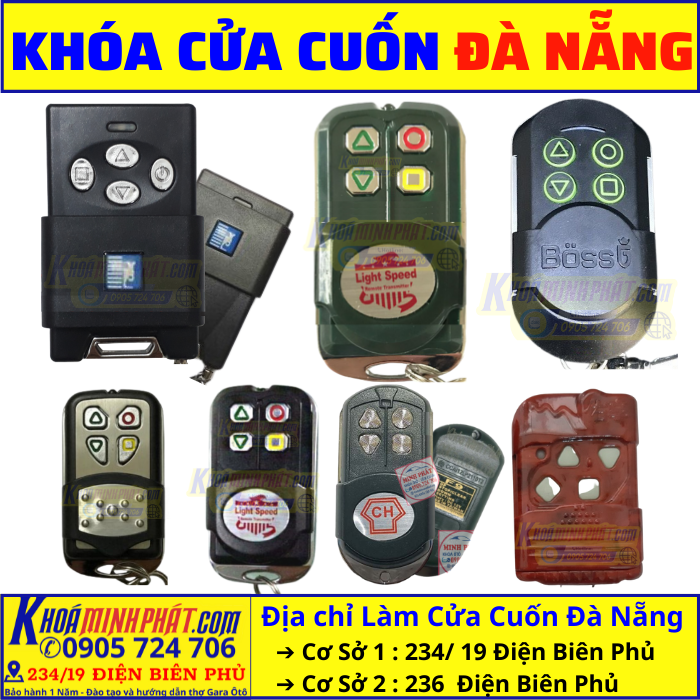 Làm Remote Cửa Cuốn tại Đà Nẵng giá rẻ nhất