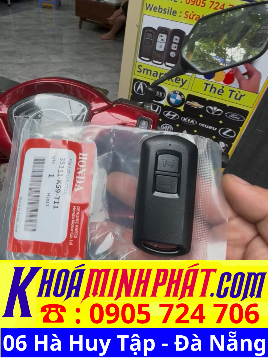 Làm chìa khóa thông minh xe máy Honda Yamaha tại Đà Nẵng Làm Chìa Khoá Smartkey Minh Phát Sửa Khoá 6 Hà Huy Tập, Thanh Khê, Đà Nẵng 5500000 Làm chìa khóa thông minh xe máy Honda Yamaha tại Đà Nẵng Làm Chìa Khoá Smartkey Minh Phát Sửa Khoá 6 Hà Huy Tập, Thanh Khê, Đà Nẵng 5500000