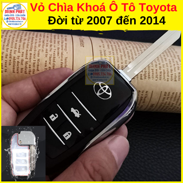 Vỏ remote xe Toyota Camry 2011