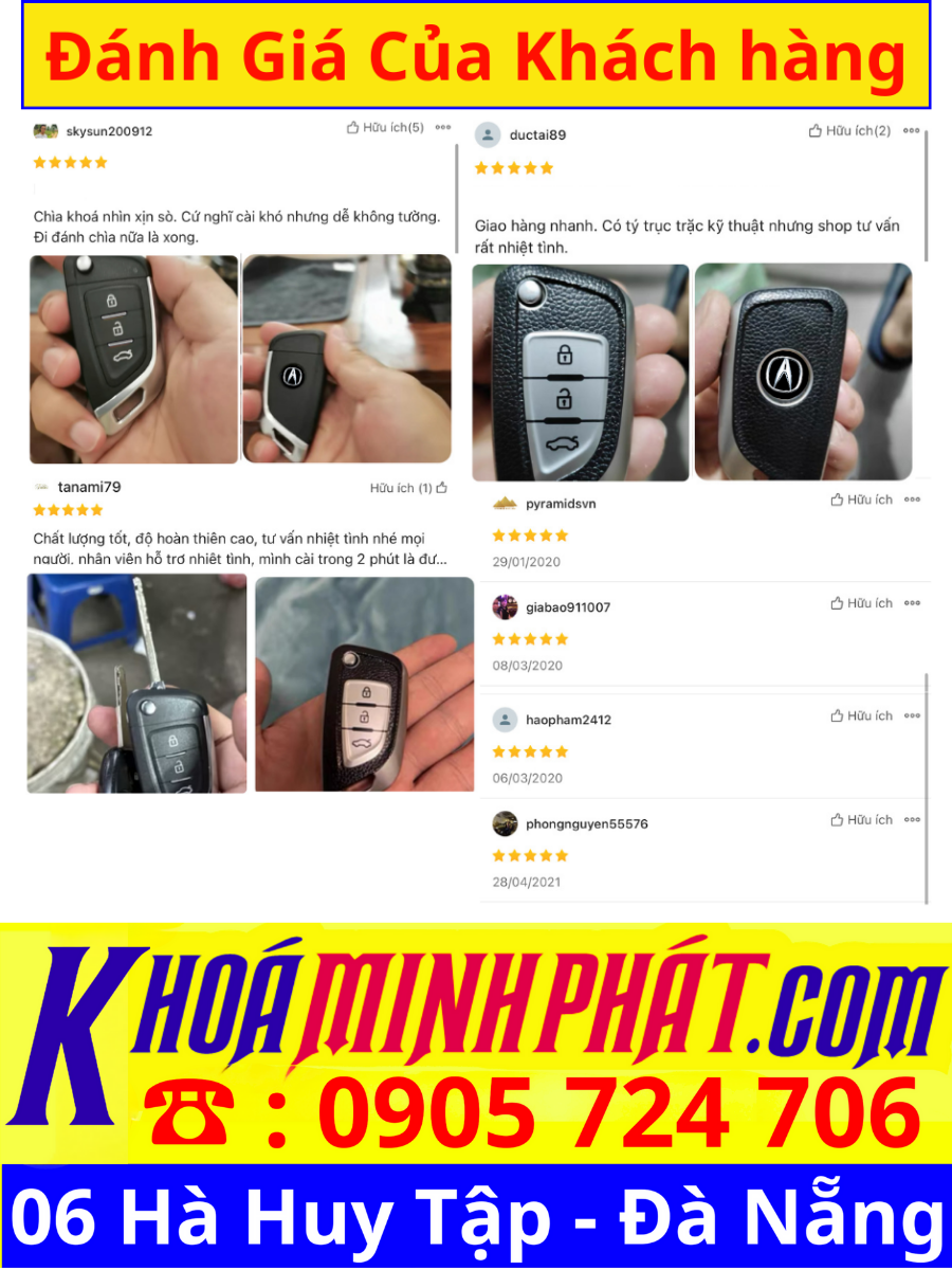 Remote điều khiển từ xa xe Acura MDX mẫu V14 - Làm Chìa Khoá Xe Ô Tô Đà Nẵng Minh Phát Smartkey