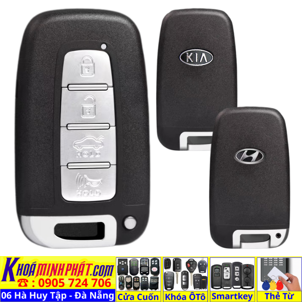 Vỏ Chìa Khóa 4 Nút Bấm Xe Kia Hyundai I30 Genesis Equus Veloster Tucson Sonata Elantra Santafe V44 Làm Chìa Khoá xe Ô Tô Đà Nẵng Sửa remote thay pin thay vỏ điều khiển xe hơi - Minh Phát Smartkey Vỏ Chìa Khóa 4 Nút Bấm Xe Kia Hyundai I30 Genesis Equus Veloster Tucson Sonata Elantra Santafe V44 Làm Chìa Khoá xe Ô Tô Đà Nẵng Sửa remote thay pin thay vỏ điều khiển xe hơi - Minh Phát Smartkey