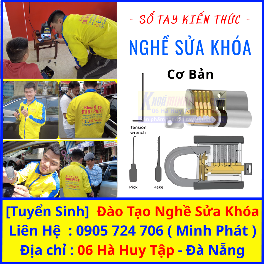 [Tuyển Sinh] Học nghề Đào tạo thợ làm chìa Khóa học nghề hướng nghiệp