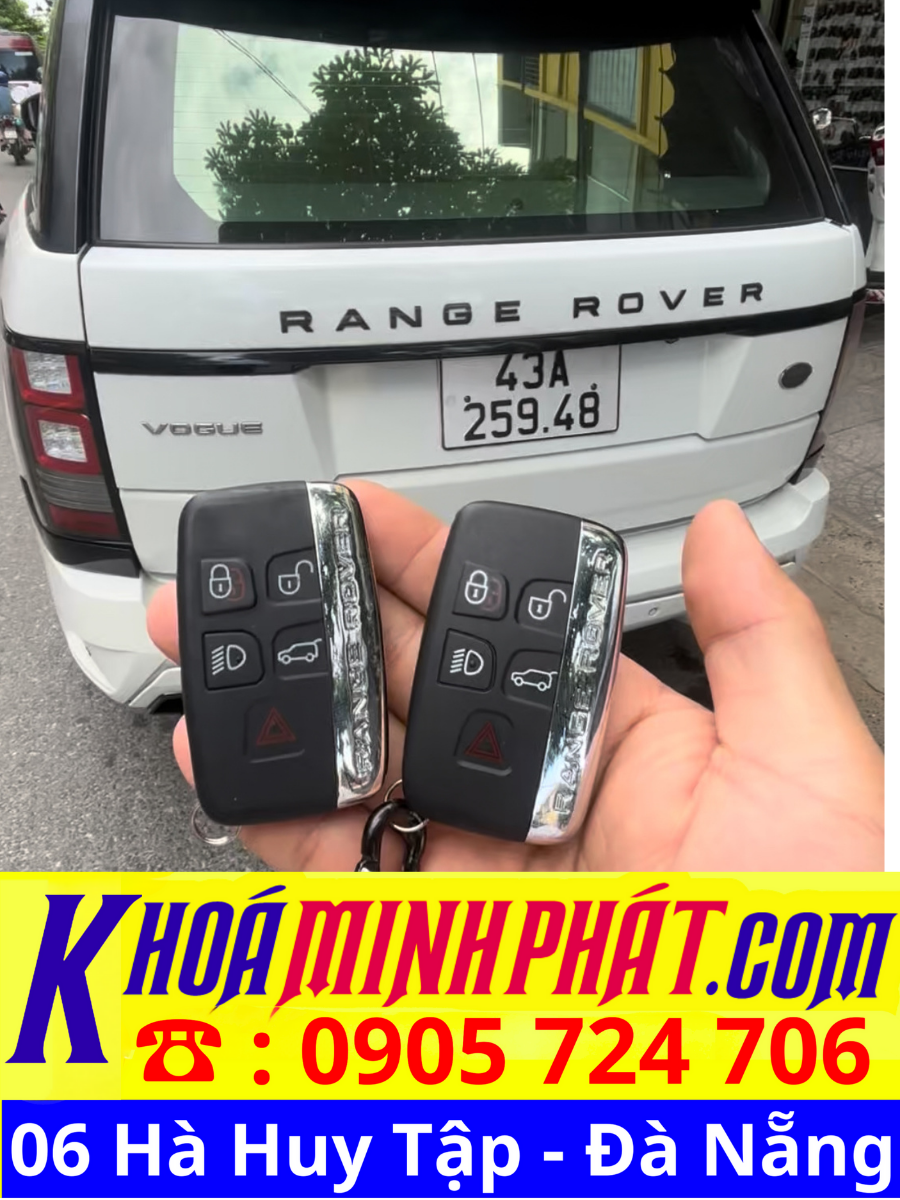 Làm chìa khóa xe ô tô tại Đà Nẵng Range Rover Làm Chìa Khoá Smartkey Minh Phát Sửa Khoá 6 Hà Huy Tập, Thanh Khê, Đà Nẵng 5500000 Làm chìa khóa xe ô tô tại Đà Nẵng Range Rover Làm Chìa Khoá Smartkey Minh Phát Sửa Khoá 6 Hà Huy Tập, Thanh Khê, Đà Nẵng 5500000