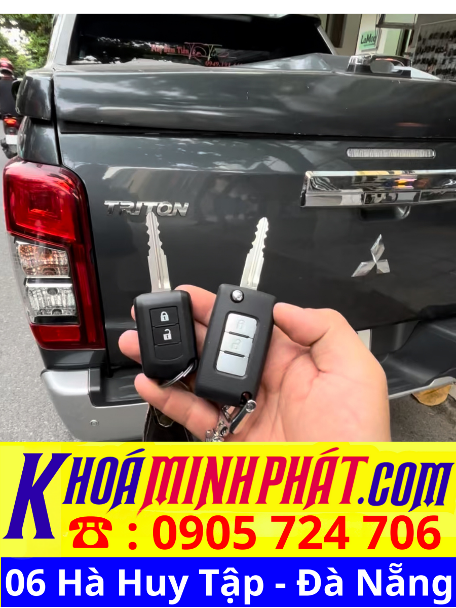 Độ chìa khóa gập xe Mitsubishi tại Đà Nẵng Xpander Attrage Triton Mirage Grandis Làm Chìa Khoá Smartkey Minh Phát Sửa Khoá 6 Hà Huy Tập, Thanh Khê, Đà Nẵng 5500000 Độ chìa khóa gập xe Mitsubishi tại Đà Nẵng Xpander Attrage Triton Mirage Grandis Làm Chìa Khoá Smartkey Minh Phát Sửa Khoá 6 Hà Huy Tập, Thanh Khê, Đà Nẵng 5500000