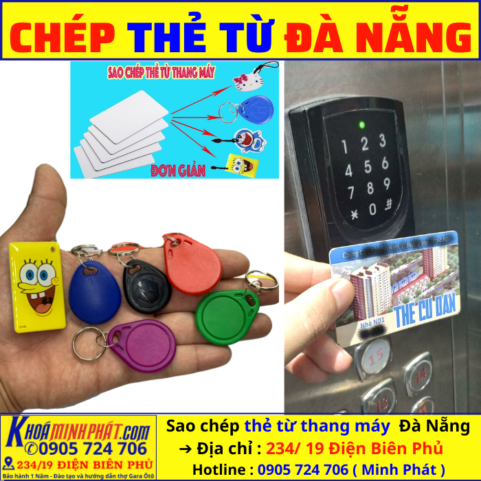 Copy thẻ thang máy tại Đà Nẵng