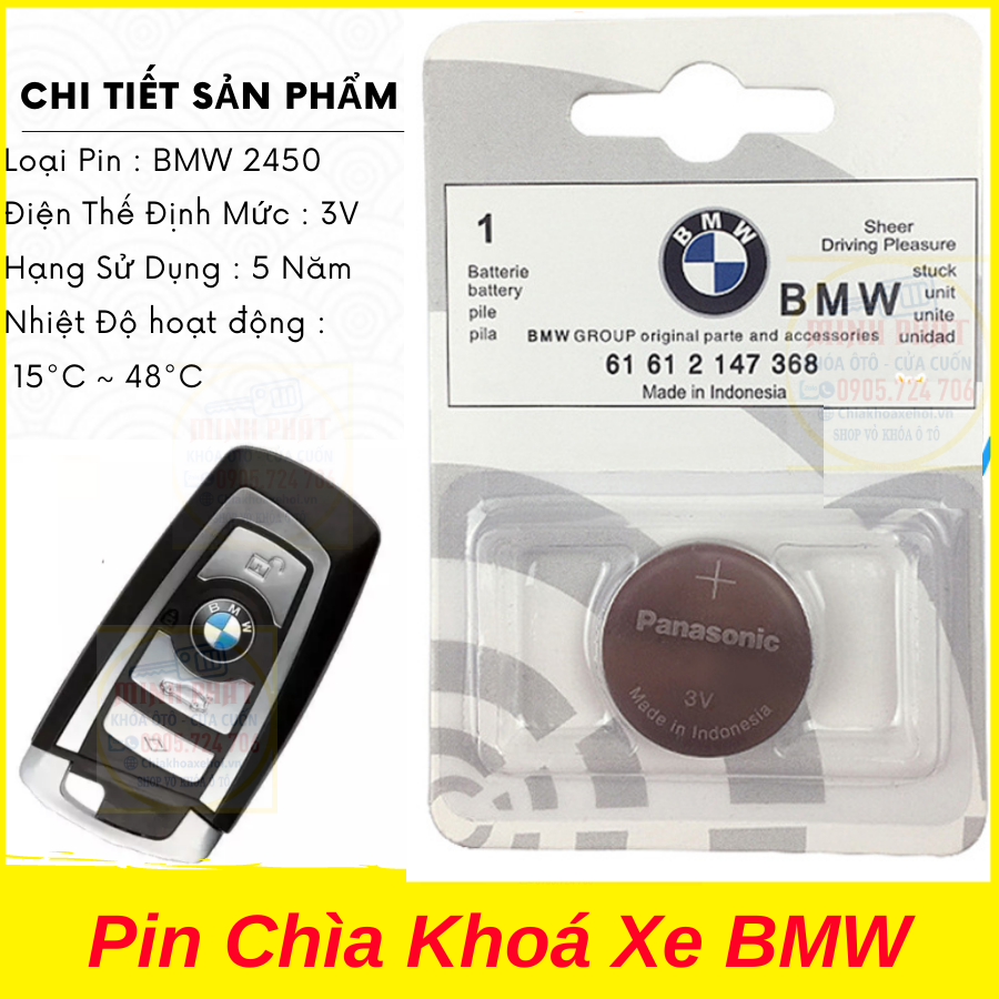 Thay pin điều khiển xe ô tô tại Đà Nẵng BMW