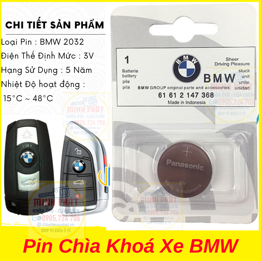 Thay pin điều khiển xe ô tô tại Đà Nẵng BMW 2450