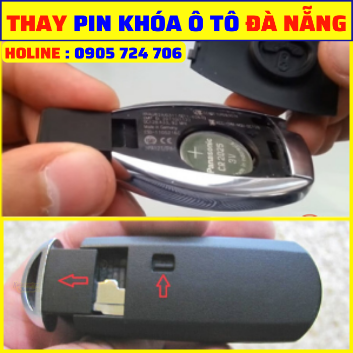 Thay pin chìa khóa remote xe ô tô Đà Nẵng