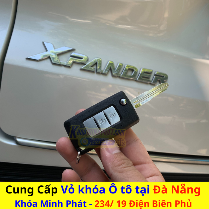 Độ chìa khóa gập xe Mitsubishi Xpander Đà Nẵng