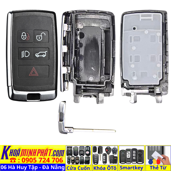 Vỏ Chìa Khoá Xe Ranger Rover Nâng Cấp V92 Làm Chìa Khoá xe Ô Tô Đà Nẵng Sửa remote thay pin thay vỏ điều khiển xe hơi - Minh Phát Smartkey