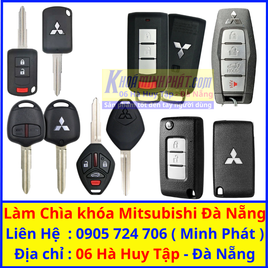 Vỏ độ gập điều khiển xe Mitsubishi tại Đà Nẵng