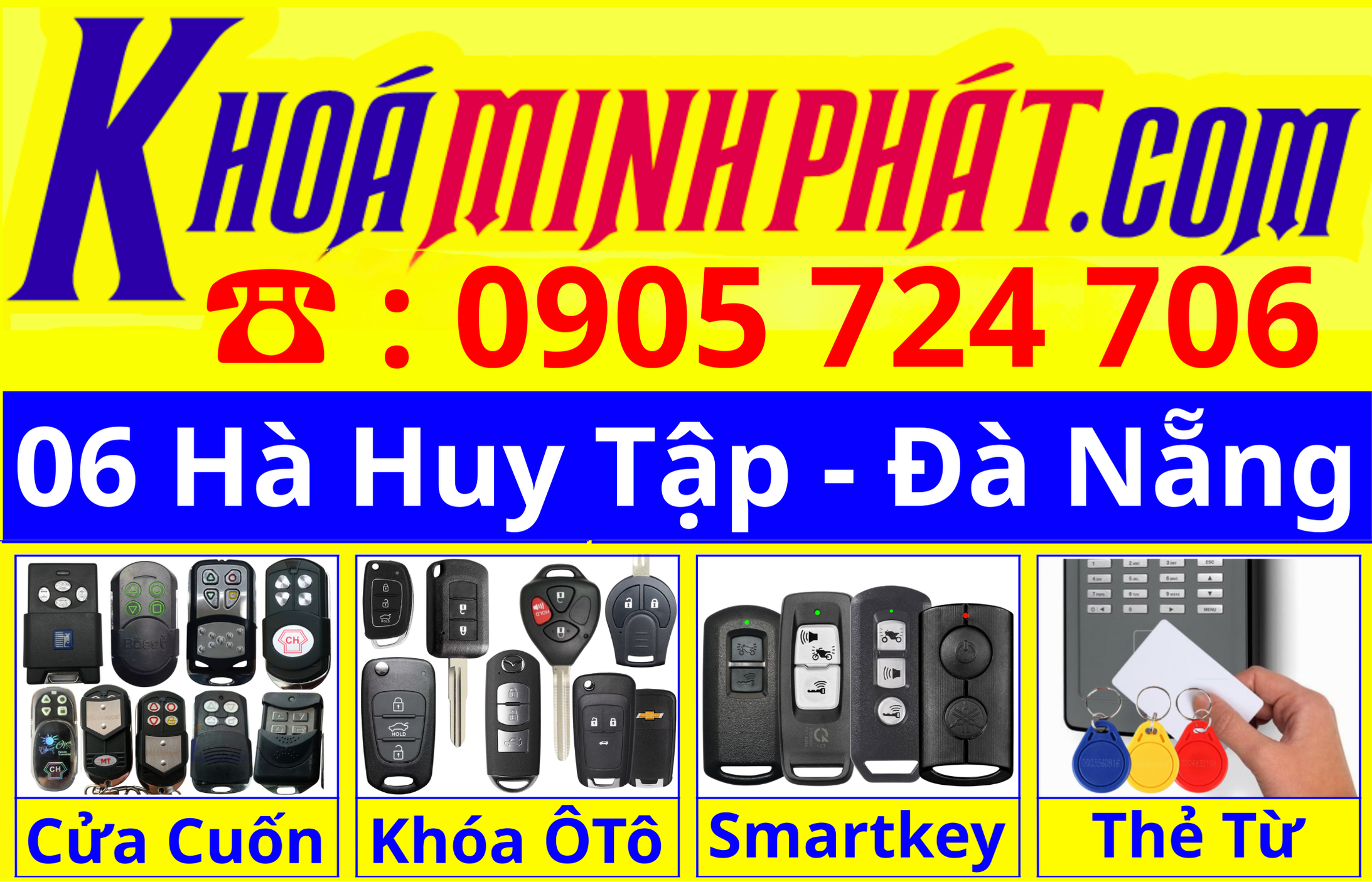 Làm Chìa Khoá Xe Ô Tô - Minh Phát | 6 Hà Huy Tập, Xuân Hà, Thanh Khê, Đà Nẵng